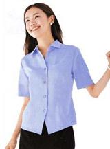 深圳工衣廠家 定制女士短袖襯衣制服，專業(yè)設(shè)計，價格透明